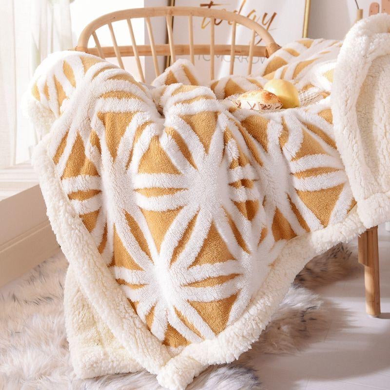 Patura Cocolino cu Blanita, Model floare, Pat 2 Persoane, 200x230 cm, cod: EXP73