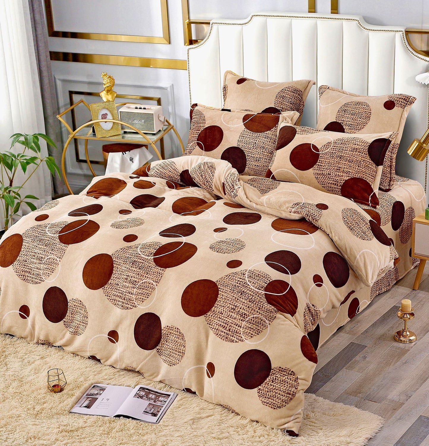 Lenjerie de pat groasă COCOLINO din 6 piese Cod: CO6-67