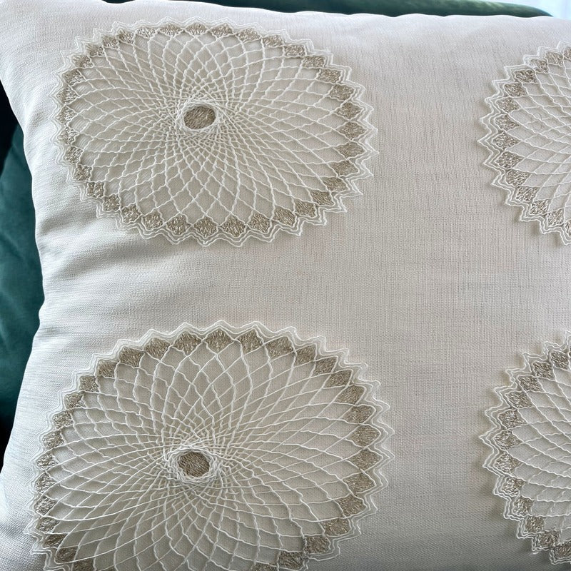 Set 2x Față de pernă din IN cu broderie cod: FP33