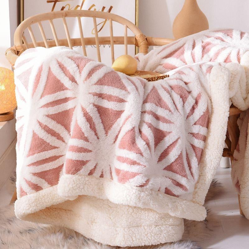 Patura Cocolino cu Blanita, Model floare, Pat 2 Persoane, 200x230 cm, cod: EXP71