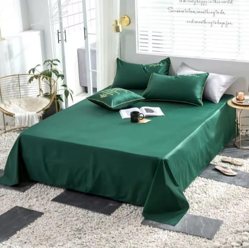 Lenjerie de Lux Bumbac fin cu broderie 6 piese Cod: JB12