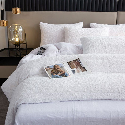 Lenjerie pat super pufoasa COCOLINO Fluffy 4 piese Cod: CES8