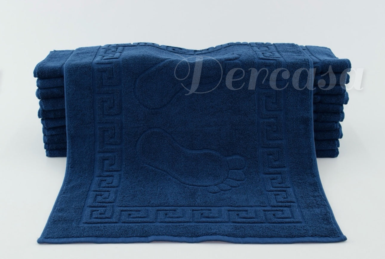 Covoraș de baie premium, 100% bumbac egiptean bleumarin, 50 x 70 cm