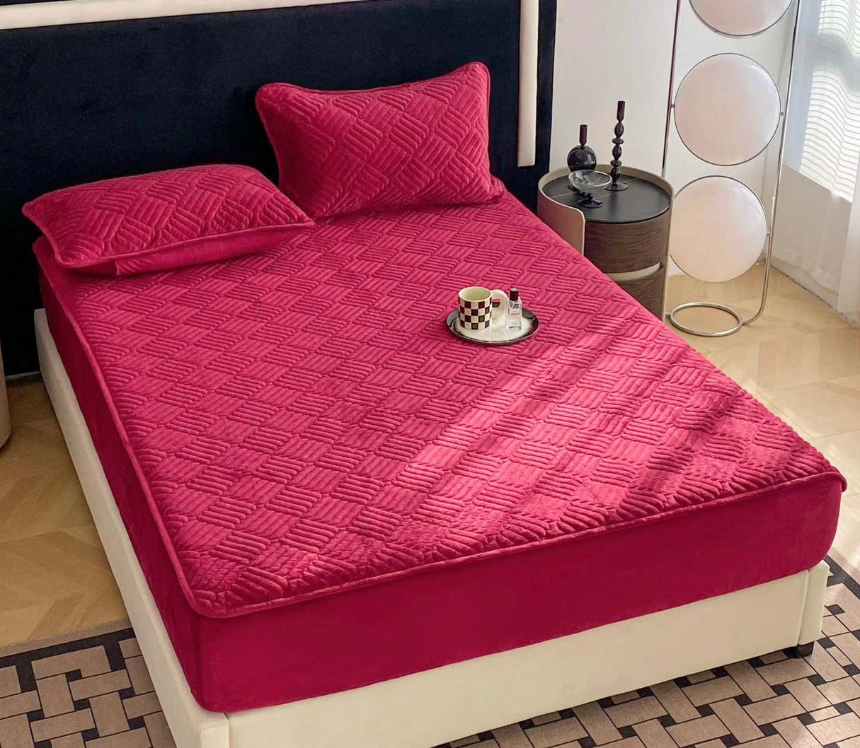 Husă / Topper saltea cu elastic 160x200 cm Cod: TPY11
