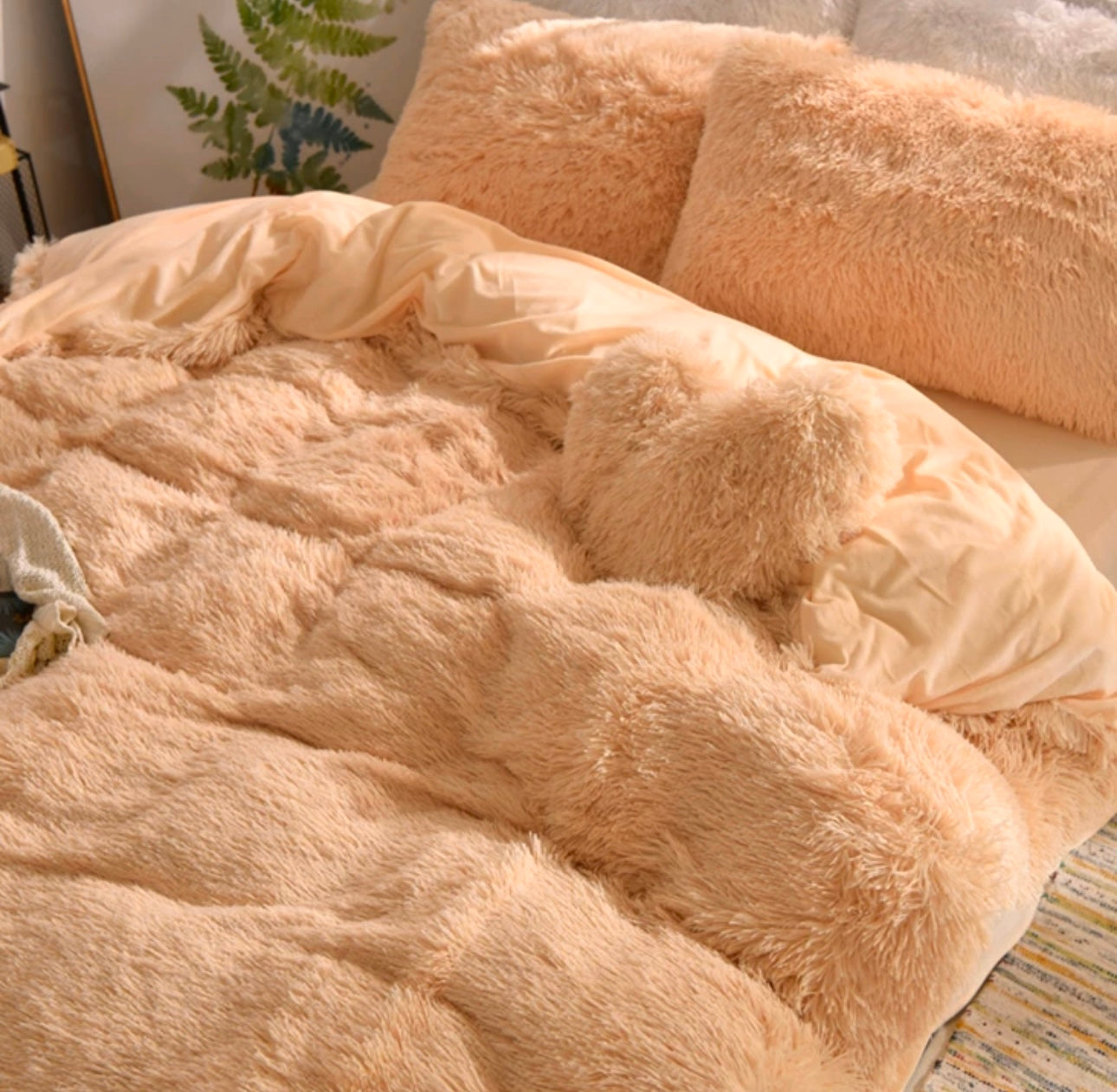 Lenjerie pat super pufoasă COCOLINO Fluffy 4 piese Cod: CES35