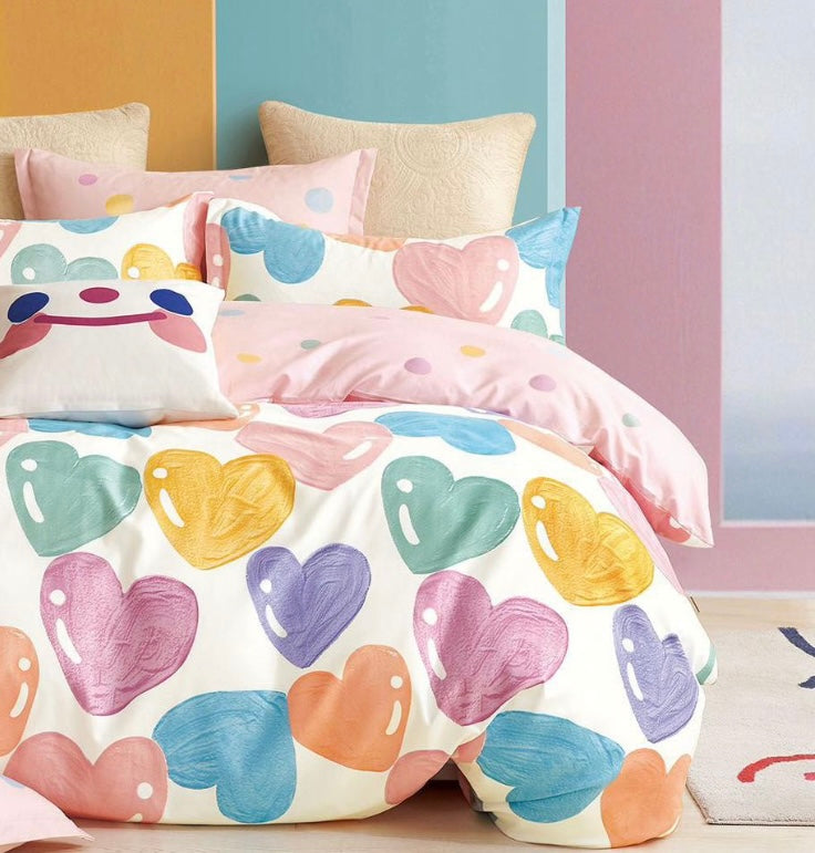 Lenjerie de pat din Finet 6 piese(cearșaf de pat cu elastic) Cod: FNF37