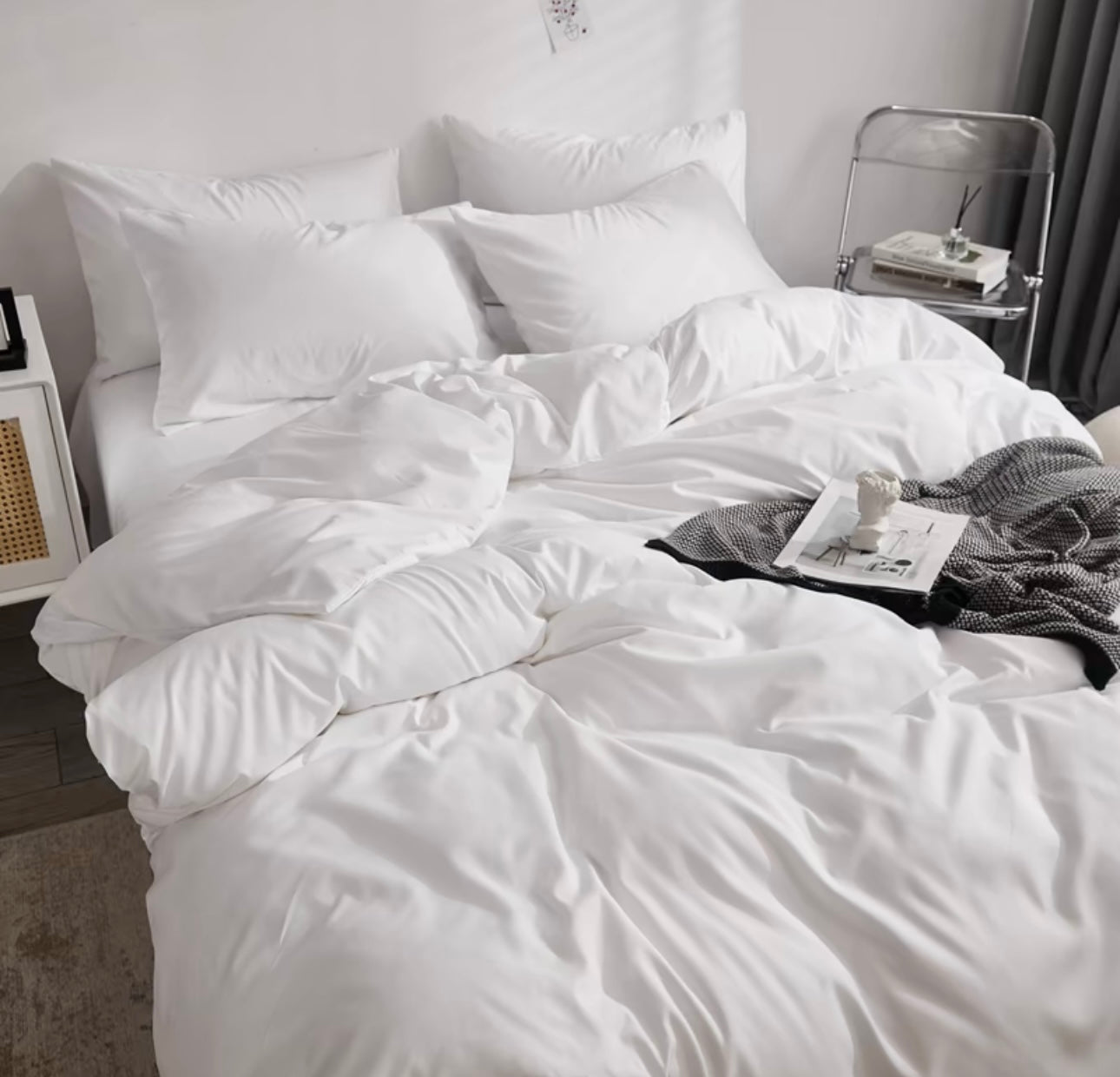 Lenjerie Dublă din 100% Bumbac ranforce, 150x220 cm, Cod: BRH2