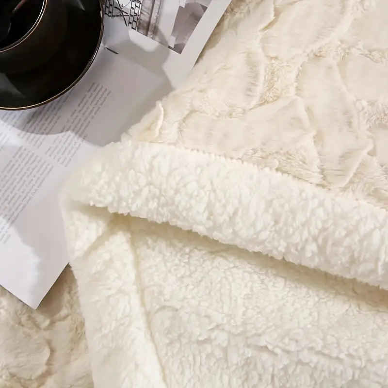 Patura Cocolino cu Blanita, Model inimioare, Pat 2 Persoane, 200x230 cm cod: EXP30