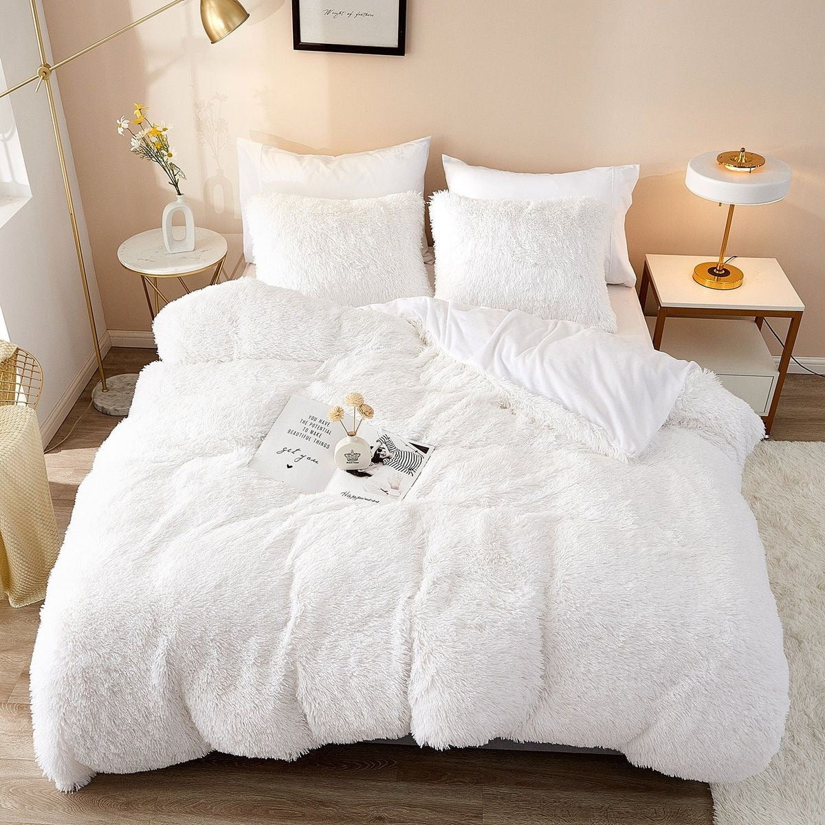Lenjerie pat super pufoasă COCOLINO Fluffy 4 piese Cod: CES34