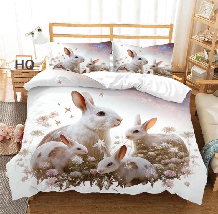 LENJERIE DIN BUMBAC TIP FINET, 4 piese, 160x210 cm COD: JY14