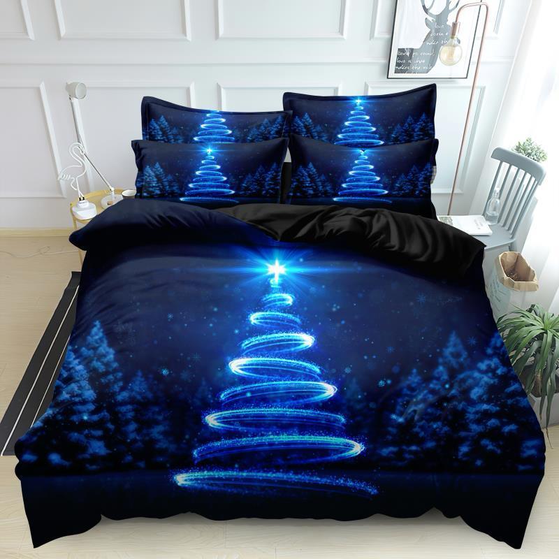 Lenjerie de pat cu motive de Craciun 6 piese Cod: CCY1