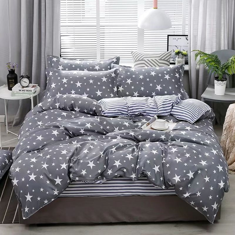 Lenjerie de pat Bumbac satinat SUPERIOR cu două fețe Cod: SK103