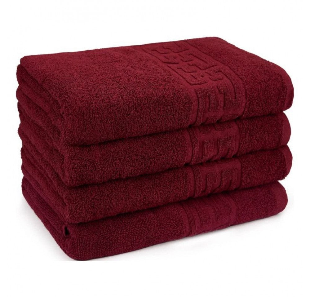 Set de 4 prosoape din bumbac 100% cu putere mare de absortie Grena– 50 x 90 cm Elegance