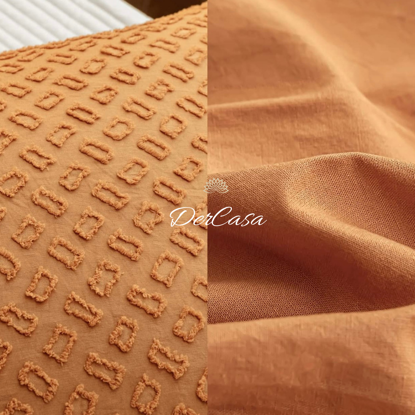 Lenjerie de pat eleganta 4 anotimpuri din broderie cu smocuri Cod: 4F23
