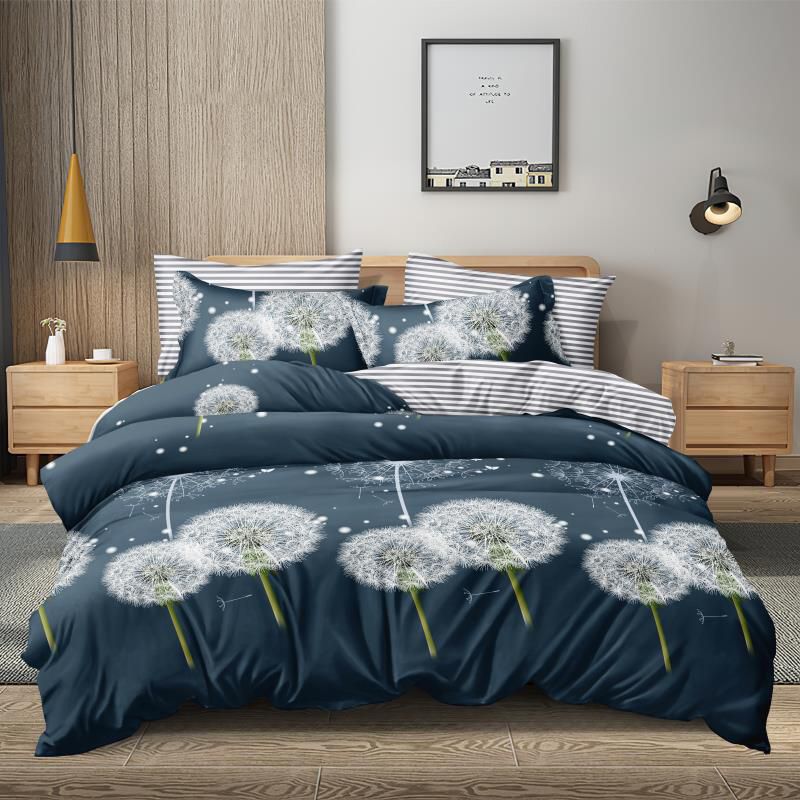 Lenjerie de pat Bumbac satinat SUPERIOR cu două fețe Cod: SK120
