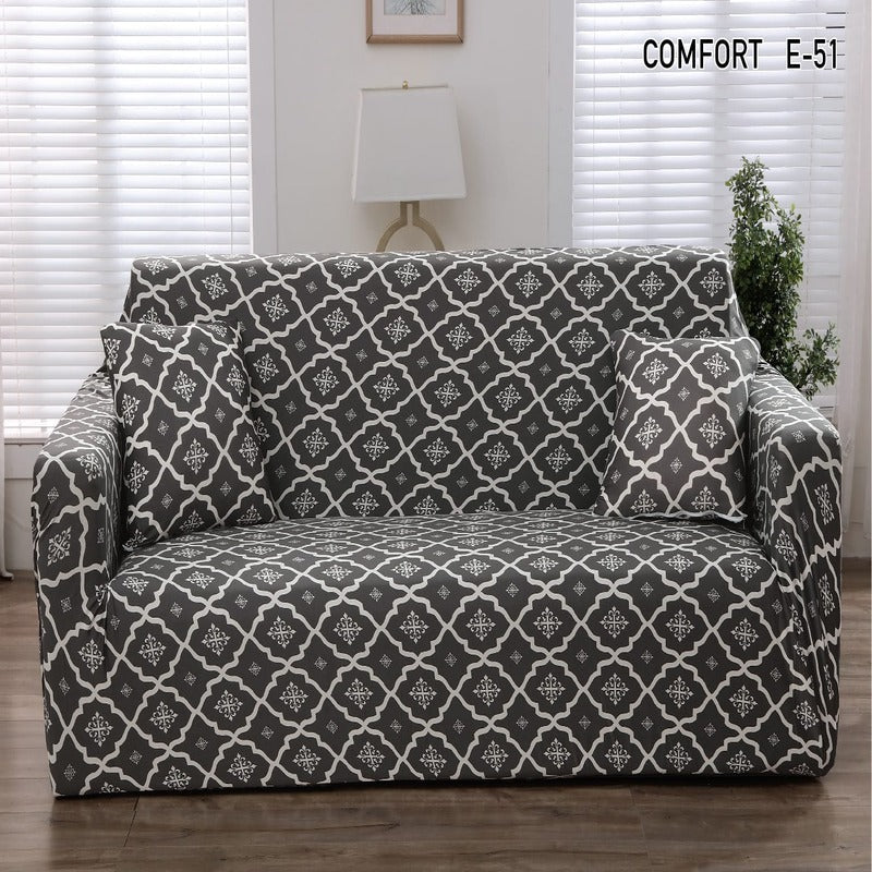Husa Elastica Canapea 2 Locuri, cu Brate, Cod: H2C29