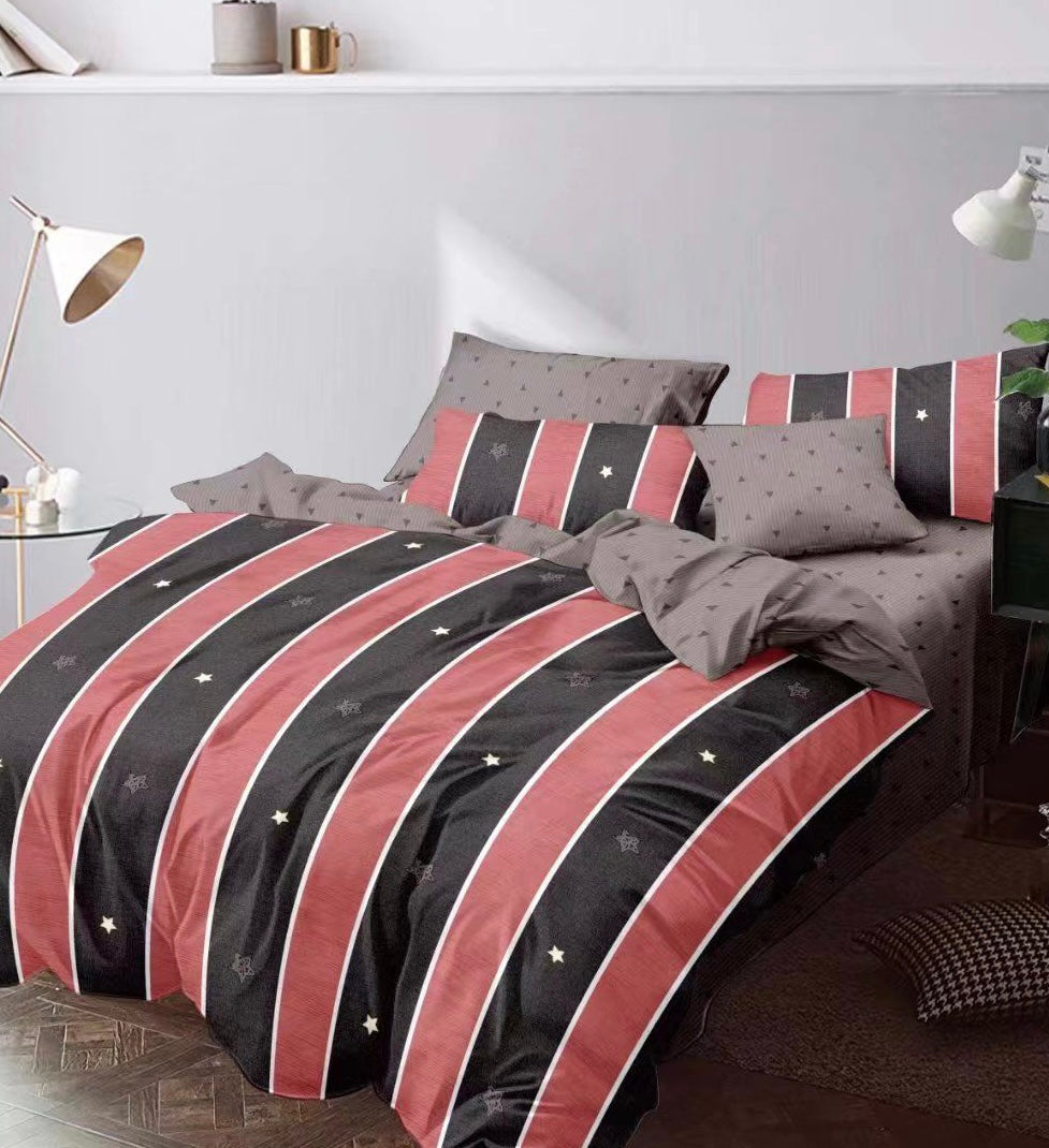 Lenjerie de pat Bumbac satinat SUPERIOR cu două fețe Cod: SK147
