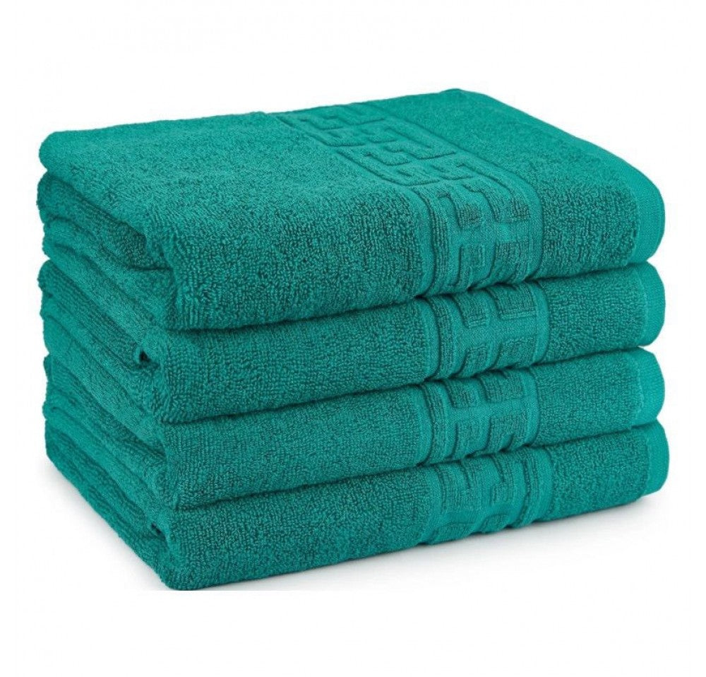 Set de 4 prosoape din bumbac 100% cu putere mare de absortie Verzi– 50 x 90 cm Elegance