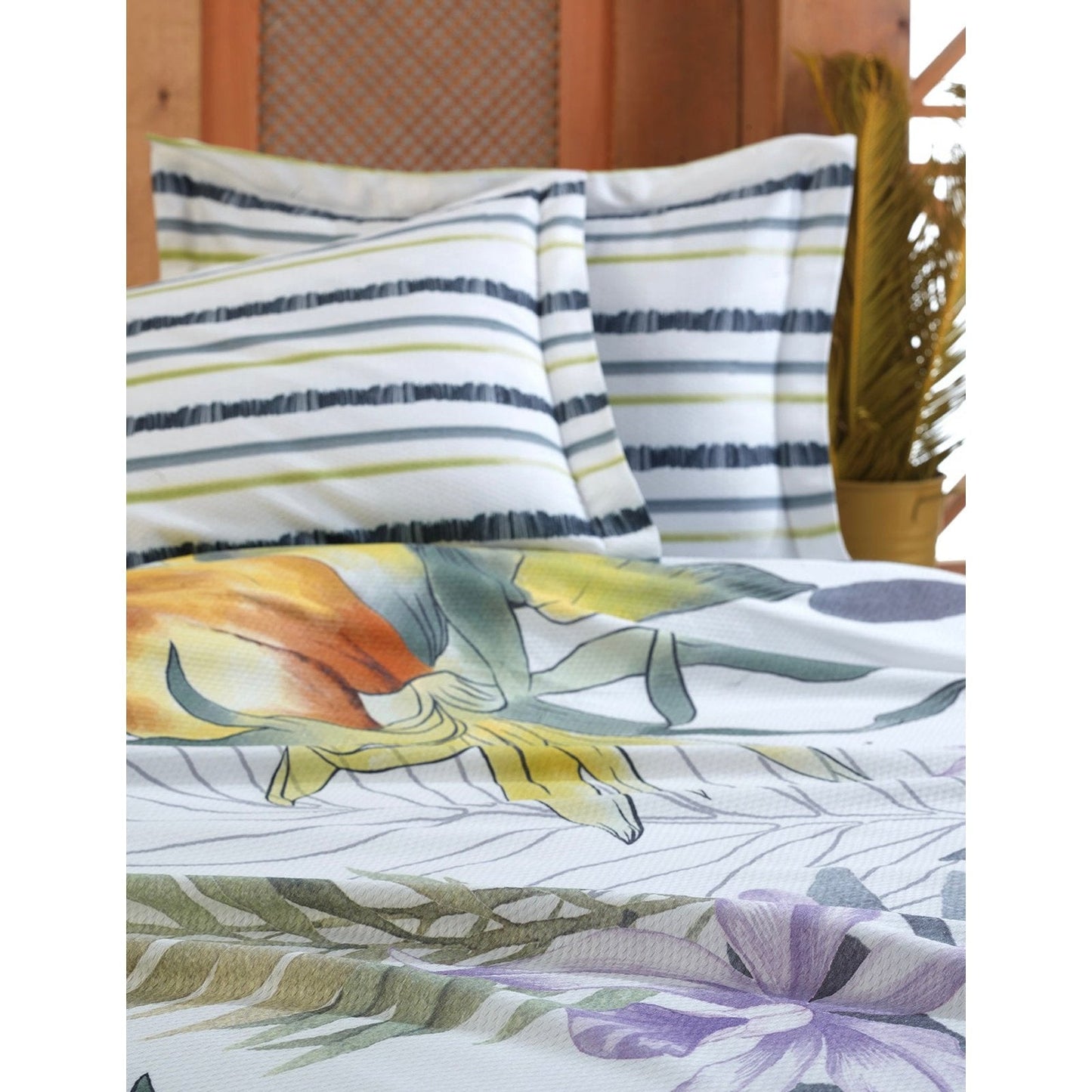 Set lenjerie de Lux pentru Vară Bumbac 100%, 4 piese, Linda