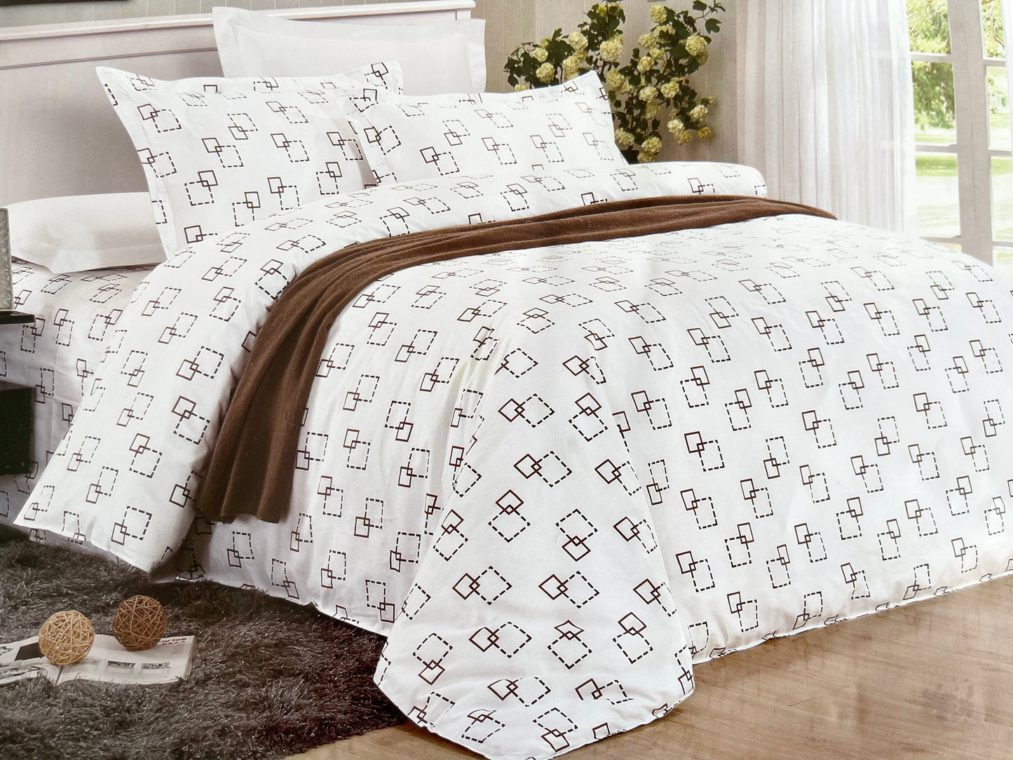 Lenjerie Bumbac 100% Superior, 2 persoane Cod: BSB15