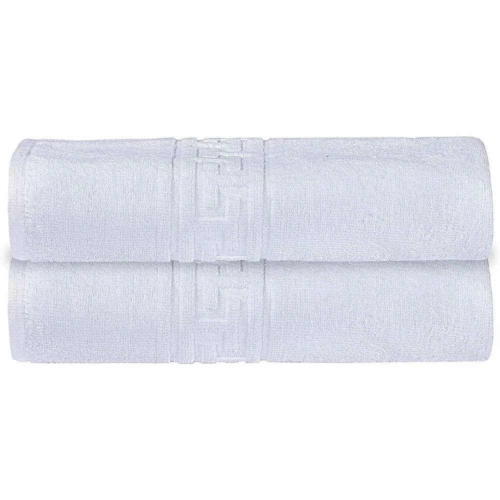 Set 8 Prosoape de lux din bumbac egiptean alb - 500 GSM