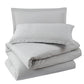 Lenjerie de pat percale Bumbac 100% Gri Deschis Cod: BBP3
