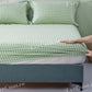Lenjerie de Lux din Damasc Finetat Deluxe cu 6 piese-cearșaf de pat cu elastic(țesătură tip damasc) Cod: DAE91