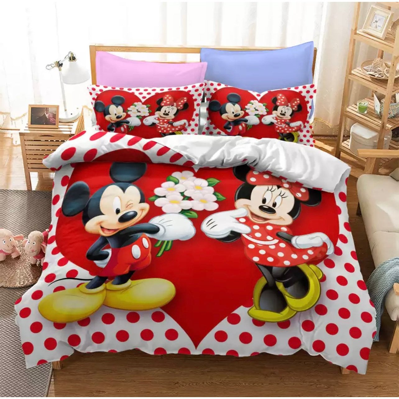 Lenjerie Disney din Bumbac Superior 6 Piese Cod-FPT11